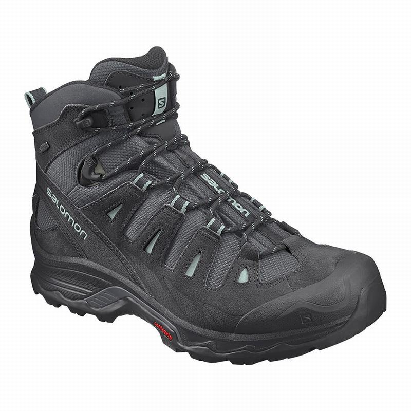 Salomon Singapore Womens Hiking Boots - QUEST PRIME GTX W Dark Blue/Black | 42610-QHPC